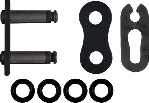 RK 520 Max-O - Connecting Link - Clip - Black 520MAXO-CL-B