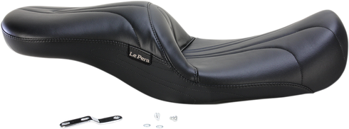 LE PERA Sorrento 2-Up Seat - Stitched - Black - FL '08-'23 LK-907PY
