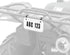 Quadboss ATV License Plate Kit - White