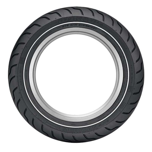 Dunlop American Elite Bias Rear Tire - MT90B16 M/C 74H TL - Narrow Whitewall
