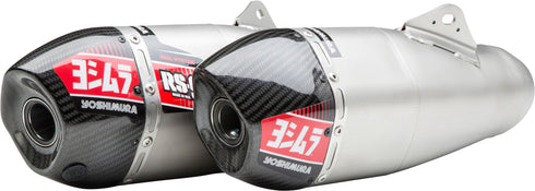 YOSHIMURA Rs 9 Header/Canister/End Cap Exhaust Slip On Ss Al Ss - 961-1917