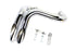 V-Twin LAF Straight Down Drag Pipe Set Chrome - 30-0007