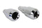 V-Twin Grenade Muffler Set Chrome - 30-0073