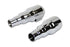 V-Twin Grenade Muffler Set Chrome - 30-0073