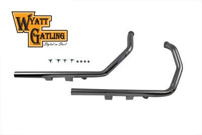 Wyatt Gatling Wyatt Gatling Exhaust Drag Pipe Set Straight Cut Ends - 30-0080