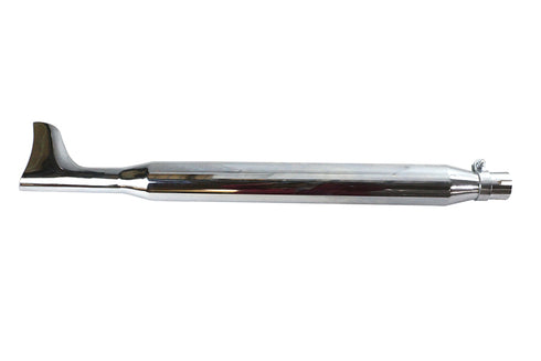 Wyatt Gatling Chrome Fishtail Muffler 36 inch - 30-0152
