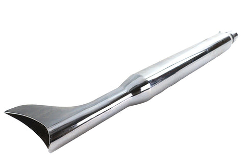 Wyatt Gatling Chrome Fishtail Muffler 36 inch - 30-0152