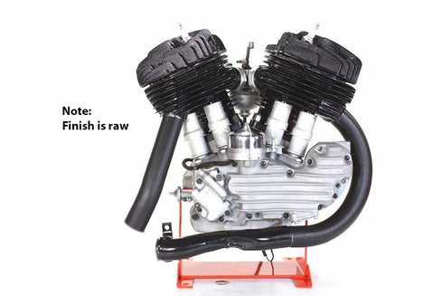 V-Twin UL 3 Piece Exhaust System Set Raw - 30-0167