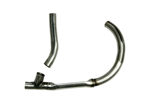 V-Twin 45W Exhaust Header Set Raw - 30-0187