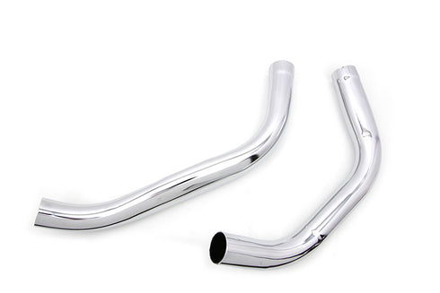 V-Twin Replica Exhaust Header Set Chrome - 30-0193