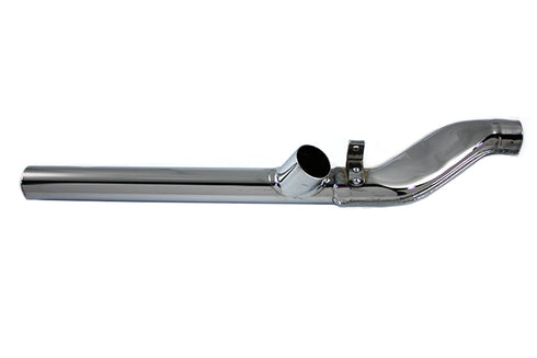 Wyatt Gatling Flat Header and Y Exhaust Connector Combo Chrome - 30-0194