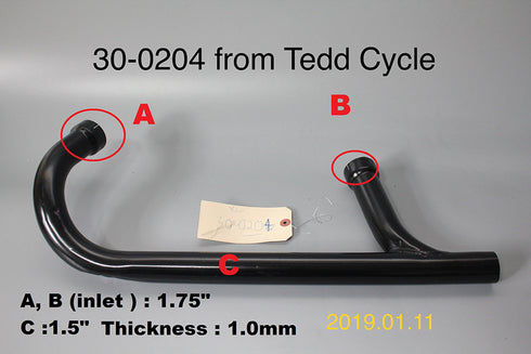 V-Twin Replica Crossover Heat Shield - 30-0204