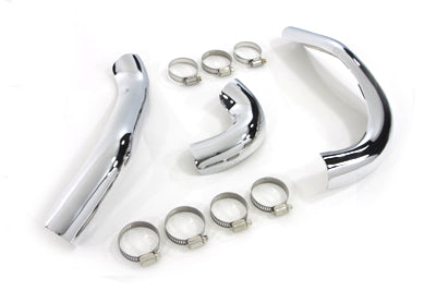 Paughco Dual Exhaust Pipe Heat Shield Set - 30-0316