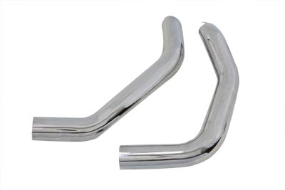 V-Twin Drag Exhaust Pipe Heat Shield Set - 30-0356