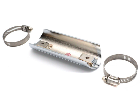 V-Twin Exhaust Heat Shield Grooved Style - 30-0362