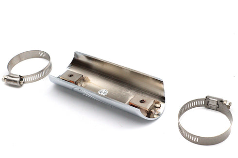 V-Twin Exhaust Heat Shield Flame Style - 30-0365