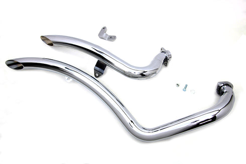 Wyatt Gatling Exhaust Drag Pipe Set Curvado - 30-0387