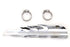 V-Twin Chrome Flame Heat Shield - 30-0482