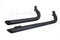 Wyatt Gatling Wyatt Gatling Exhaust Drag Pipe Set Slash Cut Black - 30-0492