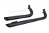 Wyatt Gatling Wyatt Gatling Exhaust Drag Pipe Set Slash Cut Black - 30-0492