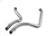 Wyatt Gatling Exhaust Drag Pipe Set Straight Cut Chrome - 30-0542