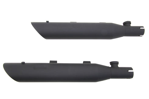 Wyatt Gatling Wyatt Gatling Side Slash Slip-On Muffler Set Black - 30-0571
