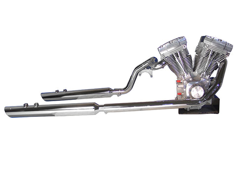 V-Twin Touring Crossover Exhaust Header System Chrome - 30-0608