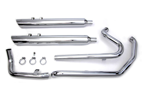 V-Twin Touring Crossover Exhaust Header System Chrome - 30-0621
