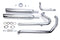 V-Twin Touring Crossover Exhaust Header System Chrome - 30-0631