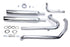 V-Twin Touring Crossover Exhaust Header System Chrome - 30-0631