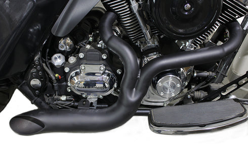 V-Twin FXD 2:1 Lake Side Pipe Exhaust Black - 30-0679