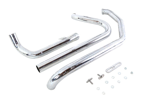 V-Twin Crossover Exhaust Header Pipes - 30-0684