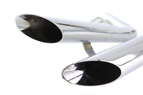 V-Twin Factory Sample XL Exhaust Drag Pipe Set Turn Down - 30-0695