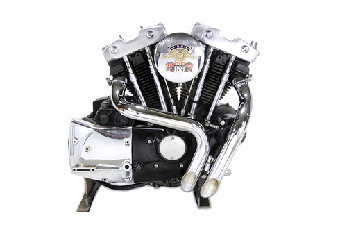 Factory Sample Ironhead LAF Exhaust Header Set Chrome - 30-0698