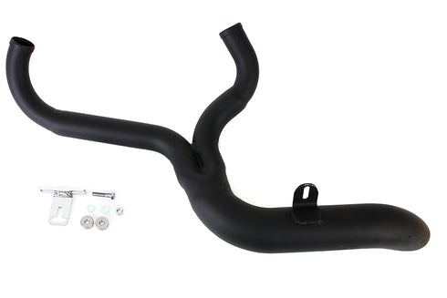 V-Twin FXD 2:1 Lake Side Pipe Exhaust Black - 30-0710