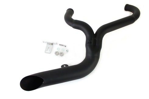 V-Twin FXD 2:1 Lake Side Pipe Exhaust Black - 30-0710