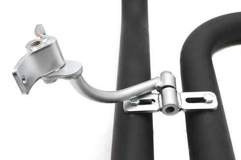 V-Twin Ironhead LAF Exhaust Header Set Black - 30-0728