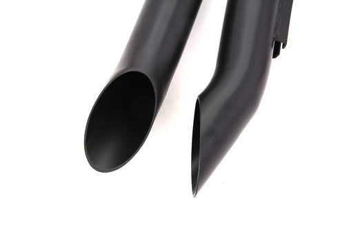 Wyatt Gatling Black Wyatt Gatling Down Draft Drag Pipes - 30-0755