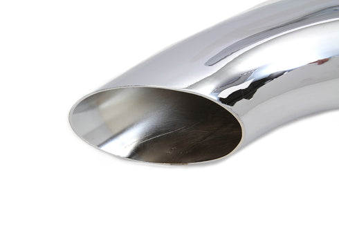 Wyatt Gatling Chrome Wyatt Gatling 2 into 1 Exhaust Pipe Header Kit - 30-0772