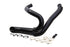 V-Twin Black Wyatt Gatling 2 into 1 Exhaust Pipe Header Kit - 30-0773