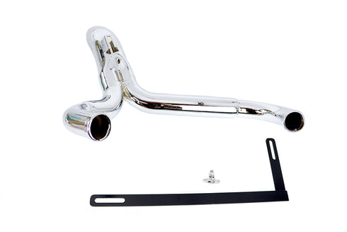 Wyatt Gatling Wyatt Gatling inchY inch Exhaust Pipe Header Chrome - 30-0776
