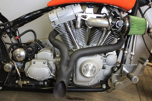 Wyatt Gatling Wyatt Gatling inchY inch Exhaust Pipe Header Black - 30-0777