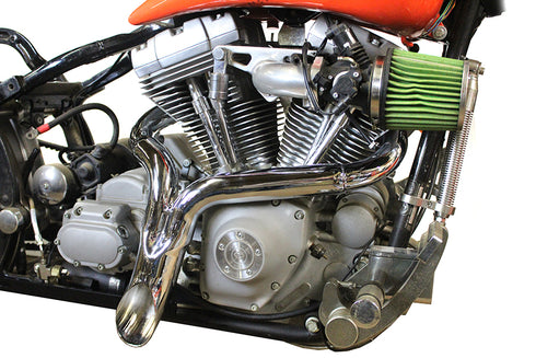 Wyatt Gatling Wyatt Gatling inchY inch Exhaust Pipe Header Chrome - 30-0778