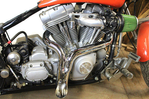 Wyatt Gatling Wyatt Gatling inchY inch Exhaust Pipe Header Chrome - 30-0778