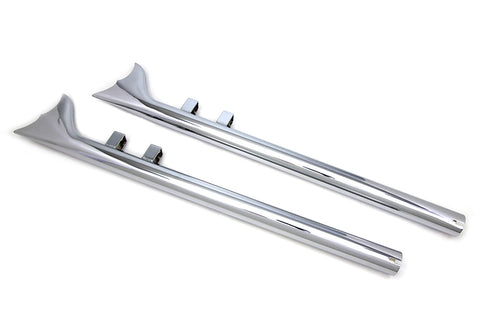 Wyatt Gatling Wyatt Gatling 32 inch Scalloped Fishtail Set Chrome - 30-0781