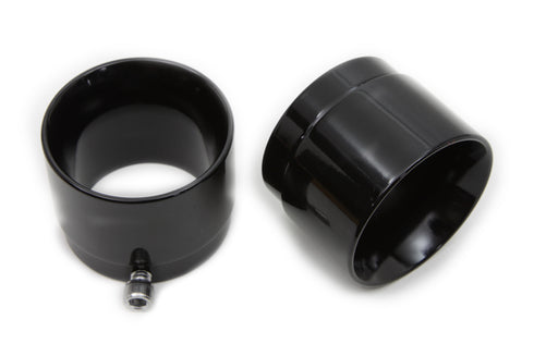 Wyatt Gatling Black Tips for Straight Pipe Exhausts - 30-0799