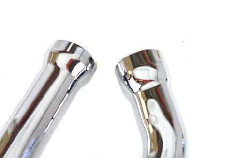 V-Twin Panhead Exhaust Header Kit Chrome - 30-0806