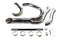 Wyatt Gatling Chrome Wyatt Gatling 2 into 1 Exhaust Pipe Header Kit - 30-0835