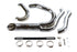 Wyatt Gatling Chrome Wyatt Gatling 2 into 1 Exhaust Pipe Header Kit - 30-0835