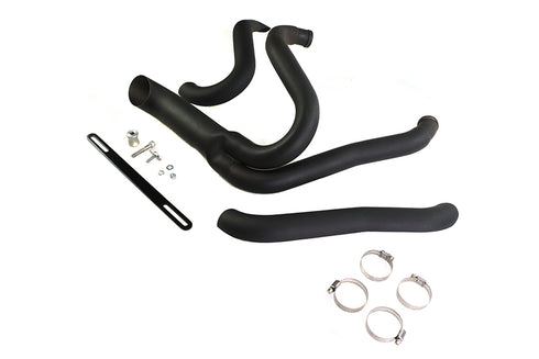 Wyatt Gatling Black Wyatt Gatling 2 into 1 Exhaust Pipe Header Kit - 30-0836